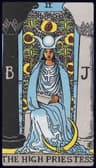 The High Priestess tarot card