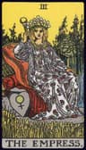 The Empress tarot card