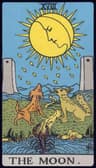 The Moon tarot card