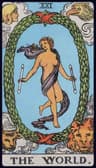 The World tarot card