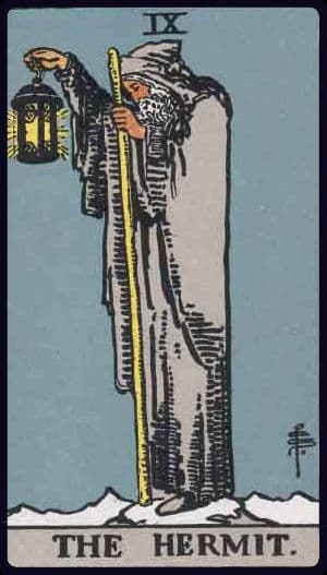 은둔자 (The Hermit) 타로 카드
